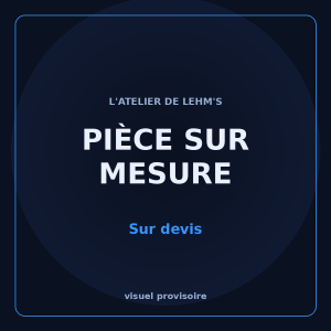 Pièce en bois sur mesure