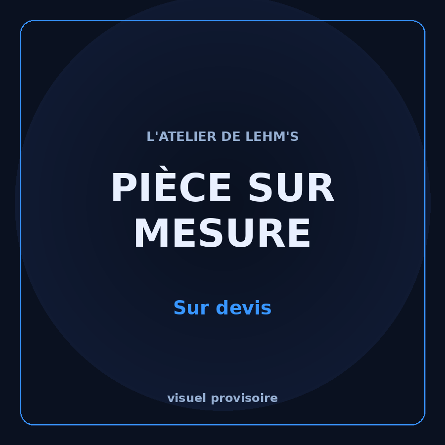 Pièce en bois sur mesure